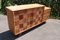 Rattan and Ceramic Sideboard by Audoux-Minnet, France, 1950, Image 3