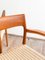 Moderne dänische Mid-Century Modell 57 Stühle aus Teak von Niels O. Møller für JL Mollers Møbelfabrik, 1950 5