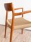 Moderne dänische Mid-Century Modell 57 Stühle aus Teak von Niels O. Møller für JL Mollers Møbelfabrik, 1950 9