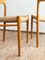 Set of Mid-Century Modern Danish Model 75 Chairs in Oak by Niels O. Møller for J.L. Mollers Møbelfabrik, 1950s 7