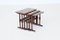 Tables Gigognes en Palissandre attribuées à Johannes Andersen pour CFC Silkeborg, Danemark, 1960s, Set de 3 10