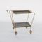 Brass and Metal Serving Trolley, 1950s 1