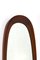Mid-Century Modern Teak Wall Mirror with Crystal Glass by Glas & Trä, Sweden, 1950s, Image 6