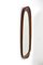 Mid-Century Modern Teak Wall Mirror with Crystal Glass by Glas & Trä, Sweden, 1950s, Image 8