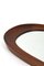 Mid-Century Modern Teak Wall Mirror with Crystal Glass by Glas & Trä, Sweden, 1950s, Image 7