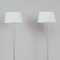 Vitt Terra Stehlampen aus Muranoglas von Valerio Bottin für Foscarini, 1990er, 2er Set 5