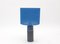 Blue Ceramic Table Lamp from Norrmans-Motola Finland, 1960s, Image 3