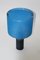 Blue Ceramic Table Lamp from Norrmans-Motola Finland, 1960s, Image 4