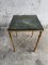 Vintage Neoclassical Side Table with Green Marble Top, Image 1