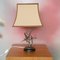 Mid-Century Silver Plated Table Lamp by S. Agudo, Image 1