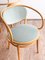 210 P Armlehnstühle aus Buchenholz mit Samtbezug in Salbei von Michael Thonet für Thonet, Deutschland, 1989, 4er Set 9