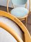 210 P Armlehnstühle aus Buchenholz mit Samtbezug in Salbei von Michael Thonet für Thonet, Deutschland, 1989, 4er Set 16