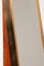 Italian Freestanding Mirror with Brass and Oak, 1960, Image 8