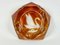 Polish Glass Ashtray with Swan from Julia Glassworks, 1960s 3