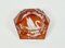Polish Glass Ashtray with Swan from Julia Glassworks, 1960s 7