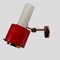 Red and White Wall Light from Stilnovo, 1950s 1