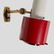 Red and White Wall Light from Stilnovo, 1950s 10