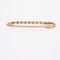 French 18 Karat Rose Gold Safety Pin Brooch, 1960s, Image 9