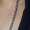 French Silver Long Chain Necklace, 1890s 7