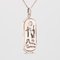 Modern Silver Egyptian Cartouche Pendant 5
