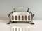 Art Nouveau Silver-Plated Butter-Dish with Satin-Finished Glass Insert from Moritz Hacker, Vienna, Austria, 1910s 2