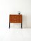Scandinavian Teak and Brass Bedside Table, 1950s 2