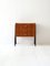 Scandinavian Teak and Brass Bedside Table, 1950s 1