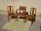 Art Deco Bridge Chairs, 1940s, Set of 3 12
