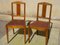 Art Deco Brückenstühle, 1940er, 3er Set 17