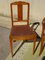 Art Deco Bridge Chairs, 1940s, Set of 3 13