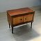 Mid-Century Bedside Tables in Italian Briar Design, 1950s, Set of 2 8