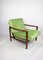Poltrona vintage verde chiaro di Z. Baczyk, anni '70, Immagine 8