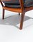 Set of Mid-Century Modern Rosewood Chairs in Leather, 1950s, Image 9
