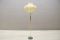 Lampada da terra Cocoon Mid-Century in teak e ottone, anni '60, Immagine 1