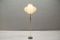 Lampada da terra Cocoon Mid-Century in teak e ottone, anni '60, Immagine 2
