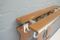 Rosewood Wall Coat Rack with Chromed Hooks, 1970s 6