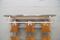 Rosewood Wall Coat Rack with Chromed Hooks, 1970s, Image 3