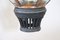 Large Vintage Copper and Glass Lanterns, 1940s, Set of 2 6