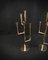 Candleholders in Gilded Brass by Karl Hagenauer for Wiener Werkstätte, 1930 5