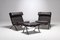 Ari Stühle und Fußhocker von Arne Norell für Arne Norell AB, 1965, 3er Set 2