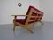 Canapé GE 290 en Chêne avec Kvadrat Hallingdal par Hans J. Wegner pour Getama, 1960s 6