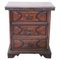 Antique Walnut Nightstand, 1700s 1