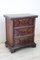 Antique Walnut Nightstand, 1700s 3