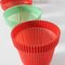 Vintage Alkastap Plastic Flower Pots, 1960s, Set of 5 4