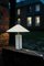 Tischlampe mit weißem Keramikfuß von Leola 1