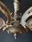 Vintage Italian Bronze Chandelier, 1960s 5