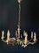 Vintage Italian Bronze Chandelier, 1960s, Image 2