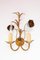 Gilt Metal Wall Light, 1960s 1