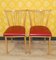 Kitchen Chairs in Red, Set of 6 3