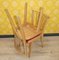 Kitchen Chairs in Red, Set of 6 5